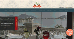 Desktop Screenshot of hotelpannavilas.com